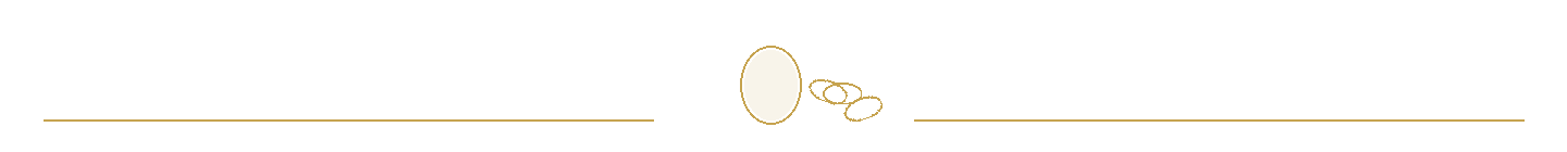 Gold rings line art divider